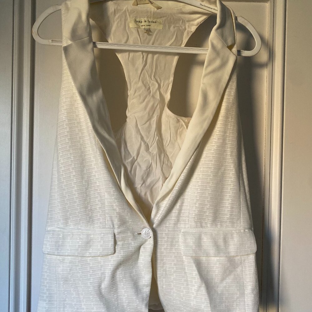 Rag & Bone White Vest